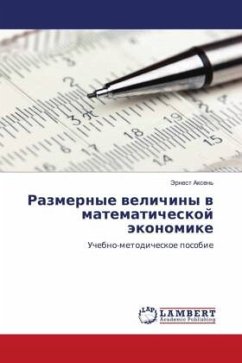 Cover Razmernye welichiny w matematicheskoj äkonomike