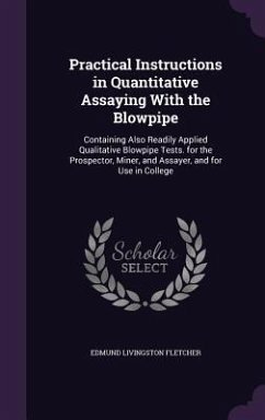 Practical Instructions in Quantitative Assaying With the Blowpipe: Containing Also Readily Applied Qualitative Blowpipe Tests. for the Prospector, Min - Fletcher, Edmund Livingston