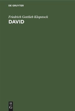David - Klopstock, Friedrich Gottlieb