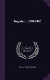 Register ... 1899-1900