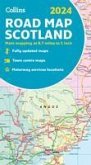 2024 Collins Road Map of Scotland: Folded Road Map