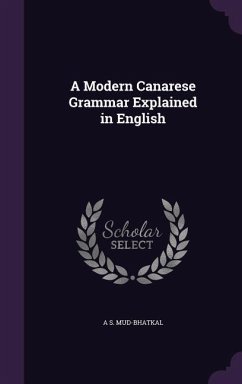 Cover A Modern Canarese Grammar Explained in English