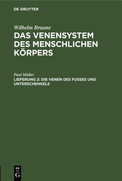 Cover Die Venen des Fusses und Unterschenkels