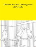 Children & Adult Coloring book of Proverbs