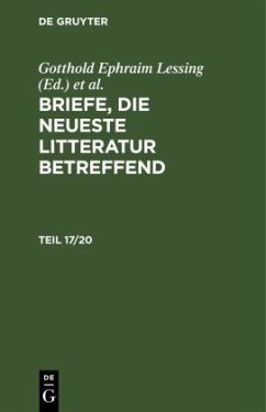 Briefe, die neueste Litteratur betreffend. Teil 17/20