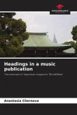 Headings in a music publication