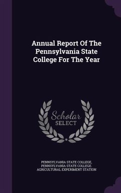 Cover Annual Report Of The Pennsylvania State College For The Year