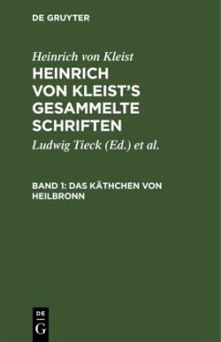 Das Käthchen von Heilbronn - Kleist, Heinrich von