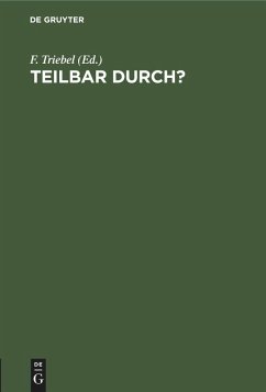 Cover Teilbar durch?