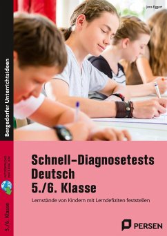 Schnell-Diagnosetests Deutsch 5./6. Klasse - Eggert, Jens