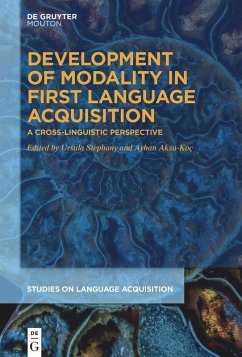 Cover Development of Modality in First Language Acquisition
