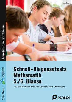 Schnell-Diagnosetests Mathematik 5./6. Klasse - Eggert, Jens