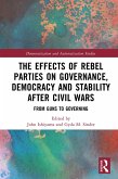 The Effects of Rebel Parties on Governance, Democracy and Stability after Civil Wars (eBook, ePUB)