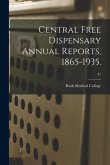Central Free Dispensary Annual Reports, 1865-1935.; 41