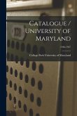 Catalogue / University of Maryland; 1946-1947