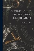 Routine Of The Advertising Department