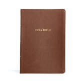 KJV Large Print Thinline Bible, Value Edition, Brown Leathertouch