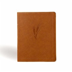 CSB Notetaking Bible, Large Print Edition, Camel Leathertouch - Csb Bibles By Holman