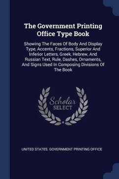 The Government Printing Office Type Book