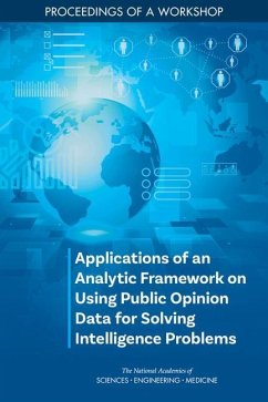Applications of an Analytic Framework on Using Public Opinion Data for Solving Intelligence Problems - National Academies of Sciences Engineering and Medicine; Division of Behavioral and Social Sciences and Education; Board on Behavioral Cognitive and Sensory Sciences