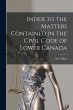 Index to the Matters Contained in the... - Bild 1