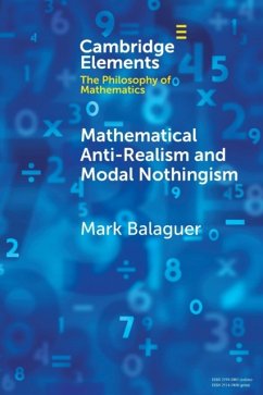 Mathematical Anti-Realism and Modal Nothingism - Balaguer, Mark (California State University)