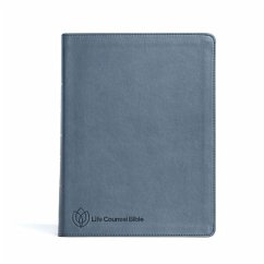 CSB Life Counsel Bible, Slate Blue Leathertouch - New Growth Press; Csb Bibles By Holman