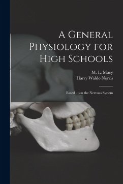 Cover A General Physiology for High Schools