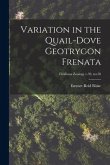 Variation in the Quail-dove Geotrygon Frenata; Fieldiana Zoology v.39, no.50
