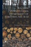 Bulletin (Pennsylvania Department of Forestry), No. 31-33; 31-33
