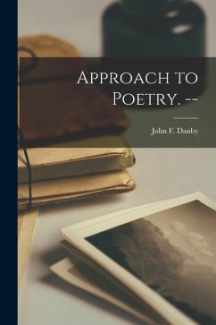 Approach to Poetry. --
