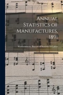 Annual Statistics of Manufactures, 1891