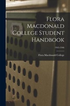 Flora Macdonald College Student Handbook; 1945-1946
