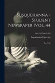 Susquehanna - Student Newspaper (Vol. 44; Nos. 1-26); April 1937-April 1938