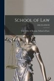 School of Law; 1884/85-1898/99