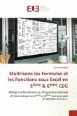 Maîtrisons les Formules et les Fonctions sous Excel en 5ème & 6ème CEG