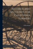 Records and Accounts for California Farmers; E124