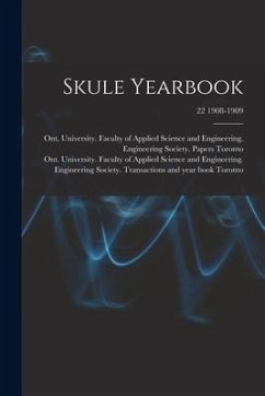 Skule Yearbook; 22 1908-1909