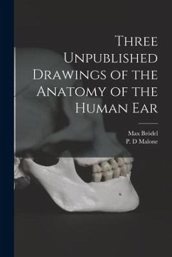 Three Unpublished Drawings of the Anatomy of the Human Ear - Brödel, Max