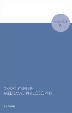 Cover Oxford Studies in Medieval Philosophy Volume 10
