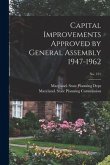 Capital Improvements Approved by General Assembly 1947-1962; No. 121