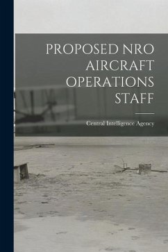 Proposed Nro Aircraft Operations Staff