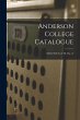 Anderson College Catalogue; 1922-1923... - Bild 1