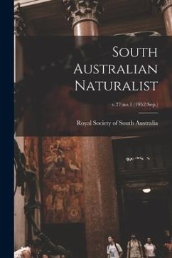 South Australian Naturalist; v.27: no.1 (1952: Sep.)