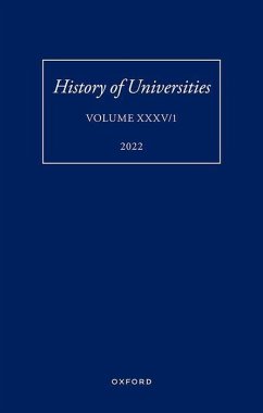 History of Universities: Volume XXXV / 1 - Darwall-Smith, Robin; Horden, Peregrine; Feingold, Mordechai