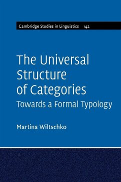 The Universal Structure of Categories - Wiltschko, Martina (University of British Columbia, Vancouver)