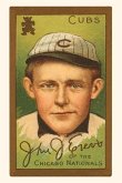 Vintage Journal Early Baseball Card, Johnny Evers