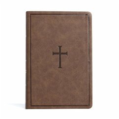 CSB Giant Print Reference Bible, Brown Leathertouch - Csb Bibles By Holman