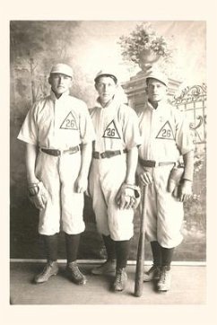 Vintage Journal Three Ballplayers