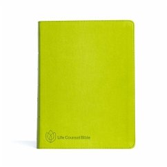 CSB Life Counsel Bible, Apple Green Leathertouch, Indexed - New Growth Press; Csb Bibles By Holman